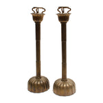 Bronze Shokudai - Traditional Japanese Candlesticks