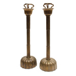 Bronze Shokudai - Traditional Japanese Candlesticks