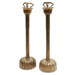 Bronze Shokudai - Traditional Japanese Candlesticks