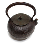 Tetsubin | Japanese Iron Kettle with Coin Motif