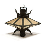 Geometric Temple Lamp| Japanese Antique Lamp