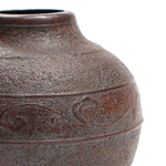 Vintage Cast Iron Japanese Vase