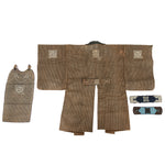 Inden Kawabaori Beautiful Reversable Doeskin Fireman's Coat & Muneate Set