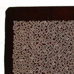 Hand Cut Edo Komon Floral Katagami | Japanese Lacquered Paper Stencil