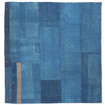 Shima Boro Multilayer Blanket  |  Japanese Indigo