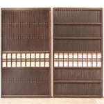 Japanese Lattice Door Pair |  Sugi (Japanese Cedar) | Japanese Architectural Decor