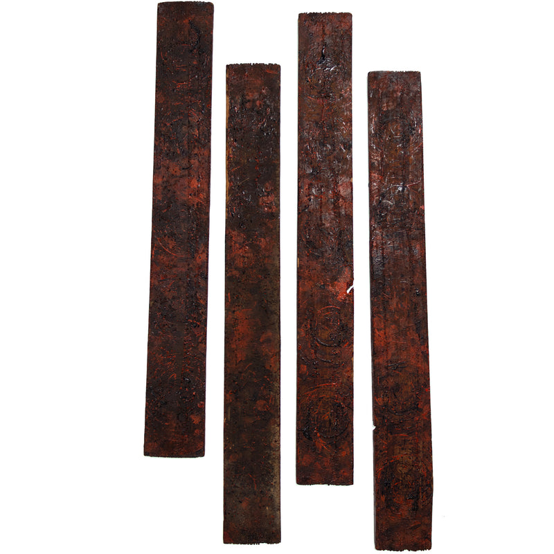 Japanese Lacquer Craftsman's Work Board Set of 4