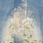 Beautifully Hand Painted Yuzen Dyed ` Furisode Kimono