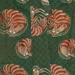 Lobster Uchikake | Japanese Antique Quilted Kimono