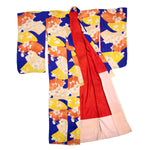 Beautiful Colorful Taisho Silk Kimono