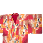 Meisen Silk Kimono with Poppy