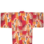 Meisen Silk Kimono with Poppy