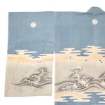 Japanese Boys's Formal Kimono with Nami Usagi - Rabbit and Wave Motif