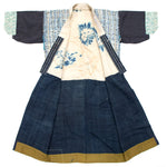 Yosegire Blue Patchwork Kimono