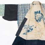 Yosegire Blue Patchwork Kimono