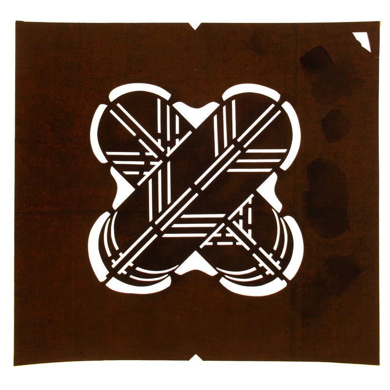 Katagami | Japanese Stencil of a Feather Mon Family Crest