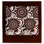 Flower Motif Katagami | Japanese Lacquered Paper Stencil