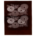 Dahlia Motif Katagami | Japanese Lacquered Paper Stencil