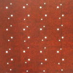 Set of Two | Dot & Star Motif Katagami | Japanese Lacquered Paper Stencil