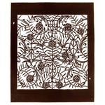 Vine Motif Katagami | Japanese Lacquered Paper Stencil