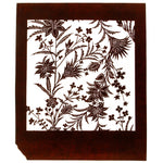 Flower Arrangement Motif Katagami | Japanese Lacquered Paper Stencil