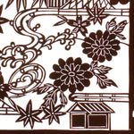 Japan Motif Katagami | Japanese Lacquered Paper Stencil