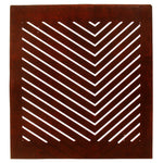 Angled Line Motif Katagami | Japanese Lacquered Paper Stencil