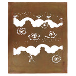 Floral Sky Motif Katagami | Set of 10 Japanese Lacquered Paper Stencils