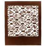 Scenic Collage Motif Katagami | Japanese Lacquered Paper Stencil