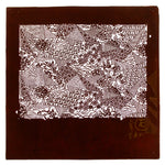 Patchwork Floral Motif Katagami | Japanese Lacquered Paper Stencil