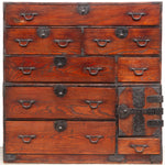 Two Section Clothing Chest from Kansai | Japanese Antique Furniture