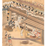 The Craftsmen's Life - Katazome Dyers | Antique Japanese Wood Block Print
