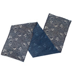 Japanese Stencil Dyed Indigo Katazome Textile Panel