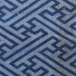 Japanese Katazome Textile Fragment