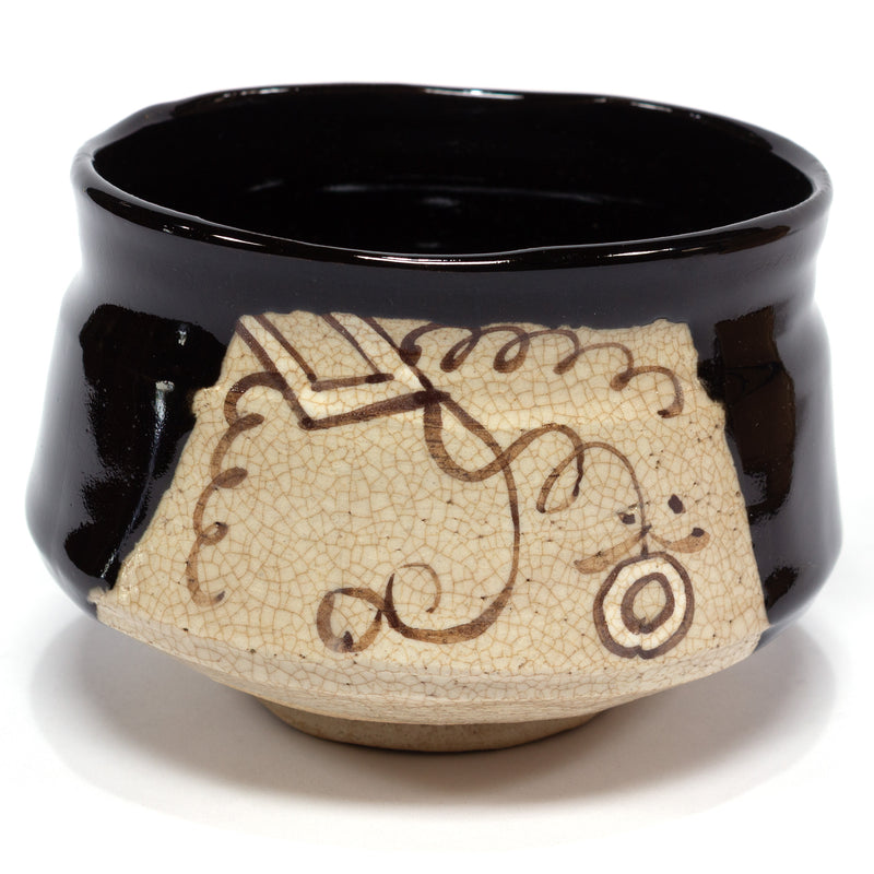 Kuro-Oribe Ware Chawan | Japanese Tea Bowl