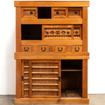Mizuya Tansu from Kyoto | Japanese Antique Cabinet | 4' Width, 2 Section