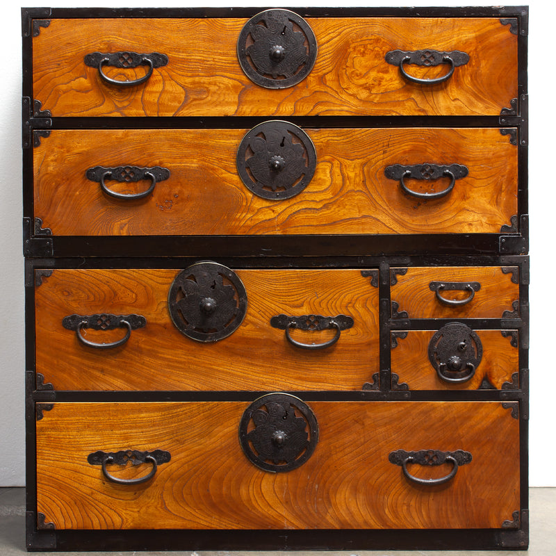 Beautiful Yonezawa Isho Dansu Antique Tansu Clothing Chest