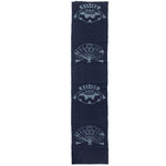 Japanese Indigo Egasuri Ikat Panels with Fan and Money Bag Motif