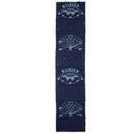 Japanese Indigo Egasuri Ikat Panels with Fan and Money Bag Motif