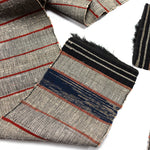 Sakiori Obi | Recycled Silk Upcycled Ragweave Belt