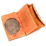 Ladies Brocade Wallet with Bronze Mirror