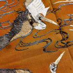Crane Fukusa Japanese Antique Gift Cover