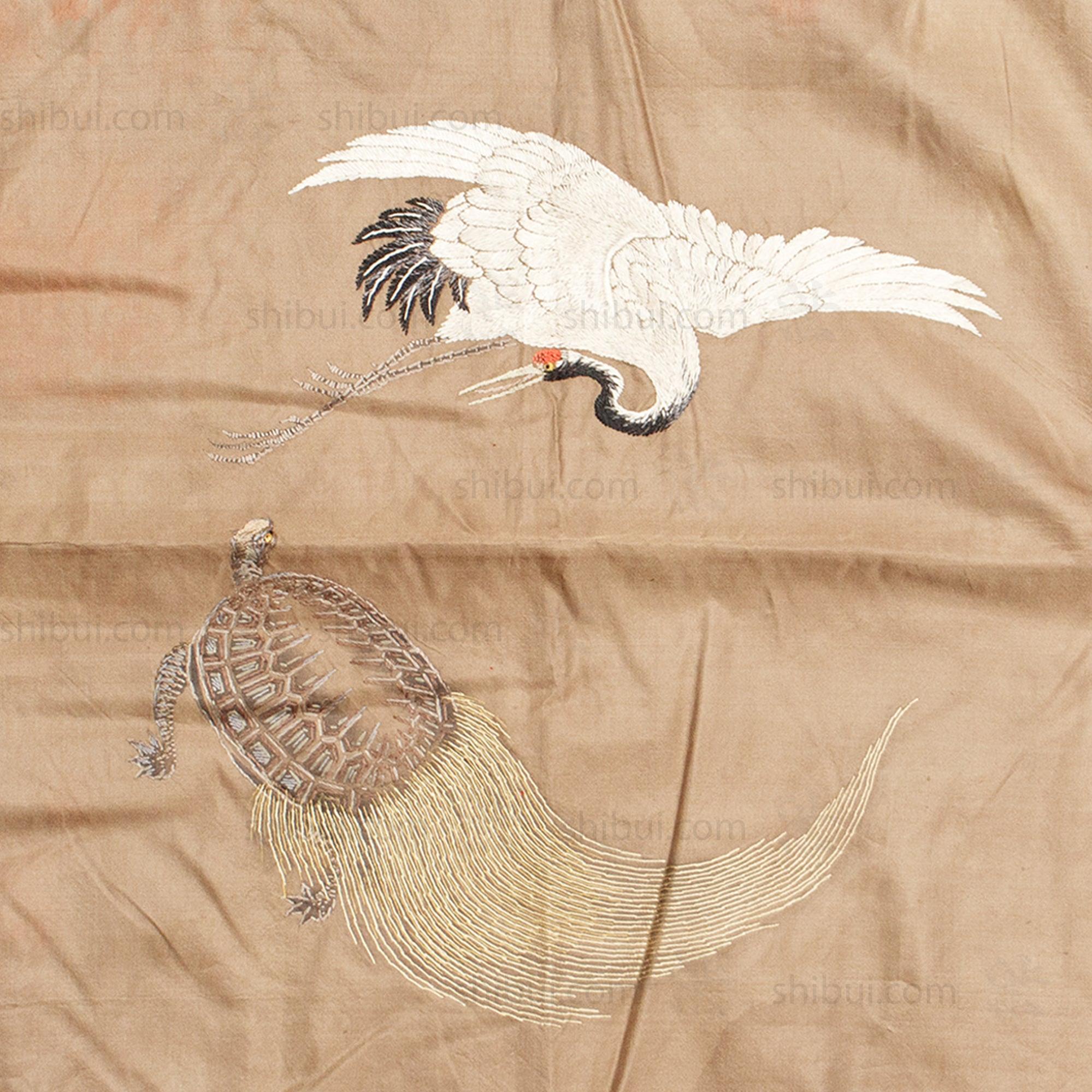 Tsurukame Fukusa Japanese Antique Gift Cover – Shibui