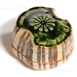 Oribe Ceramic Kogo  | Japanese Incense Storage Container