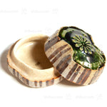 Oribe Ceramic Kogo  | Japanese Incense Storage Container