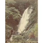 Hand-tinted Meiji Era Photograph | Ichinotaki Falls at Nikko | Japanese Antique Photography | Albumen Photography | Japanese Decor