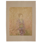 Hand Tinted Albumen of a Geisha | Antique Japanese Photograph