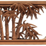 Deeply Caved Ranma Pair | Transom Carving | Japanese Architectural Decor