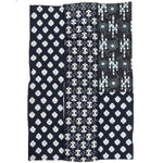Japanese Indigo Kasuri Ikat 3 Panel Futonji