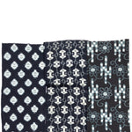 Japanese Indigo Kasuri Ikat 3 Panel Futonji